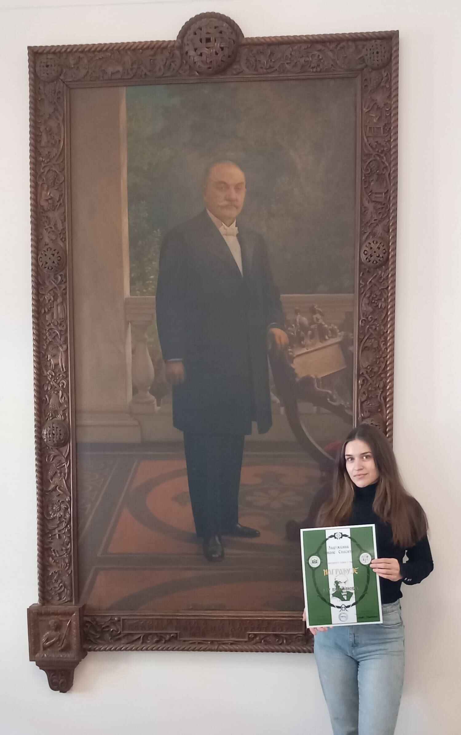 Ана Вилимоновић, најболји студент четврте године Медицинског факултета