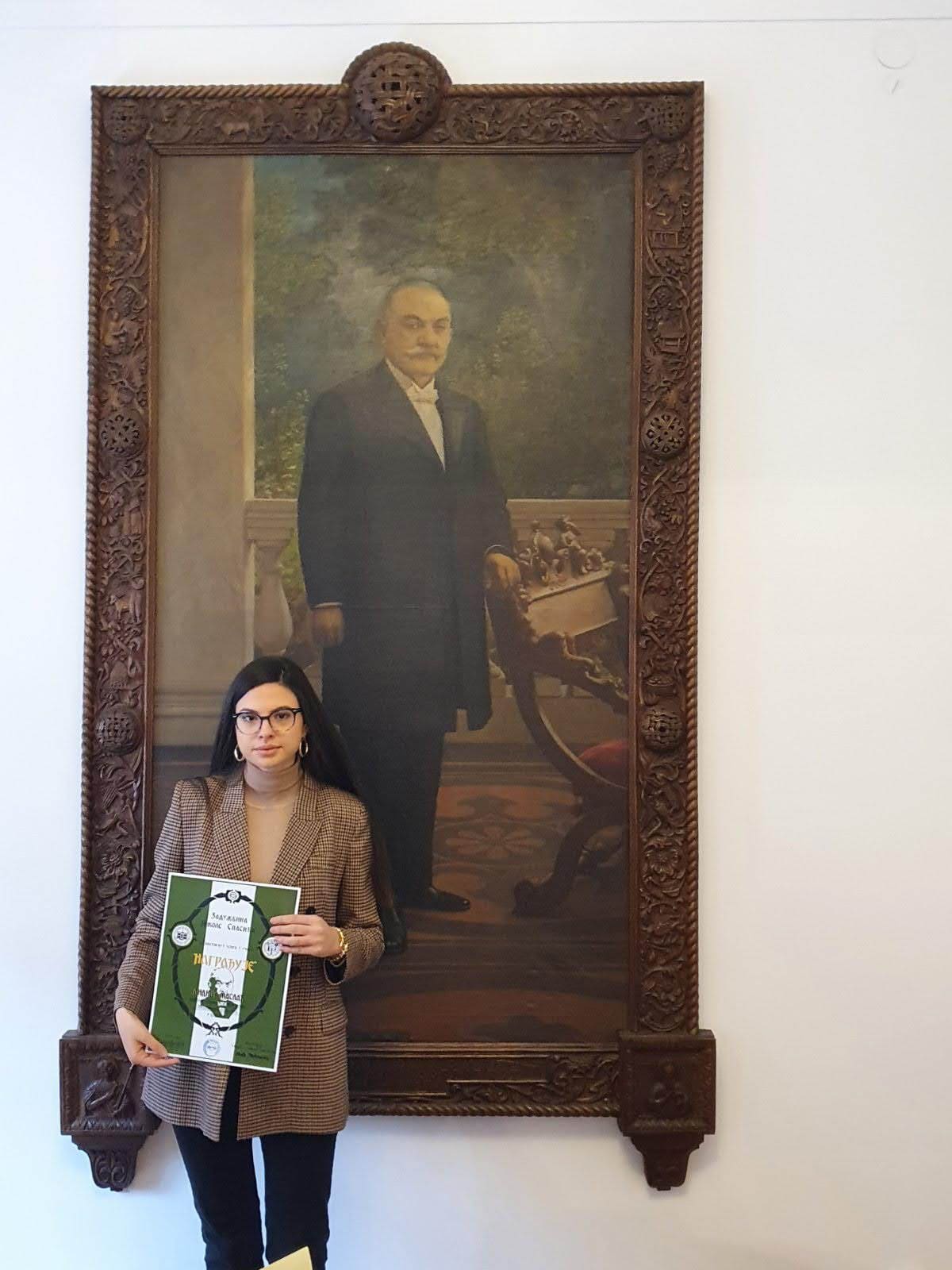 Лидија Маслаћ, најбољи студент четврте године медицинског факултета